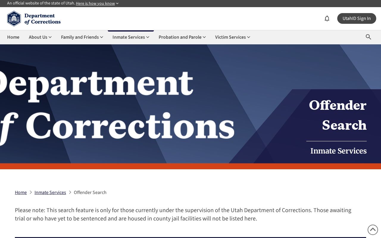 Millard County arrest lookup UDC name and number search